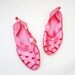 Vintage neon pink jellies. size 37/7