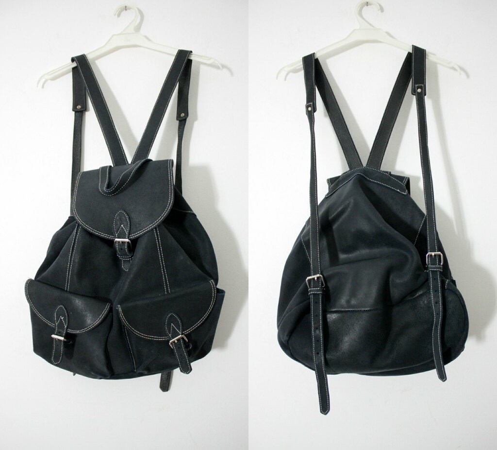 Suede Rucksack