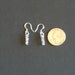 Sterling silver spiral wired earrings