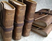 Leather Journals. Set of 6, Reserved for Mandy