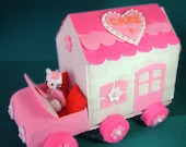 Felt Cake Truck House,shelf,table,Cake--PDF Pattern and instructions--T08