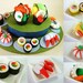 New--DIY felt Rotating Sushi set PDF Pattern via Email--F22