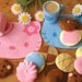 DIY felt Lovely Cookie set and cups,place mat--PDF Pattern via Email--F20