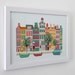 Canal boats- A4 cityscape Print
