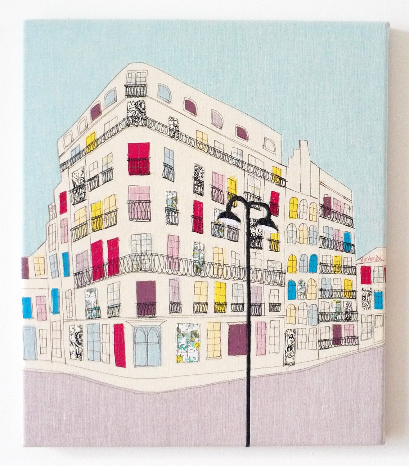 Paris, Latin Quarter canvas