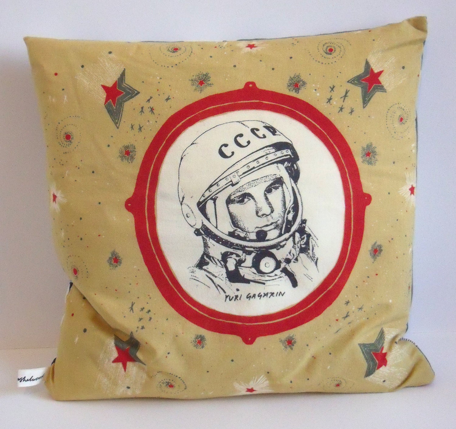 Yuri Gagarin Cosmonaut Cushion Pillow