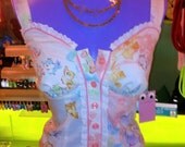 Care Bear Cousins Pin Up Style Button Front Top-