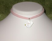 Pink Dove Choker