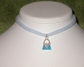 Rhinestone Purse Choker