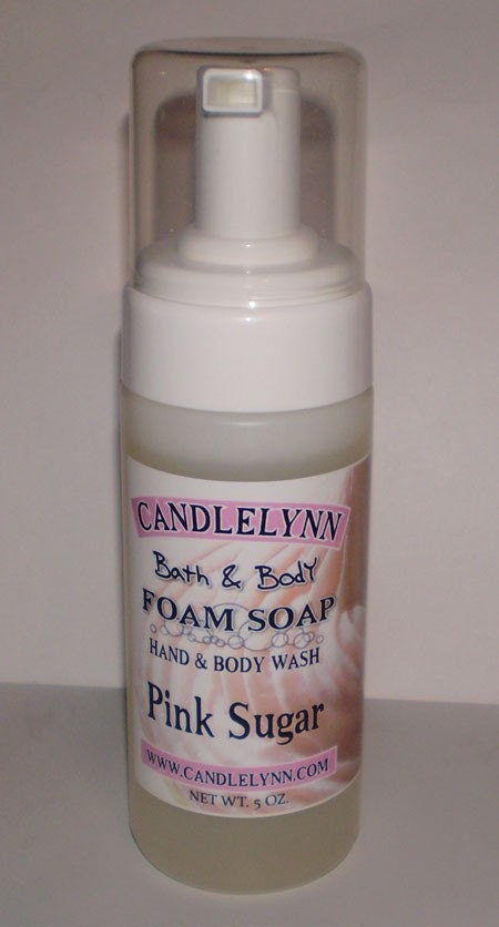 5 oz  PINK SUGAR Foaming Hand Soap & Body Wash
