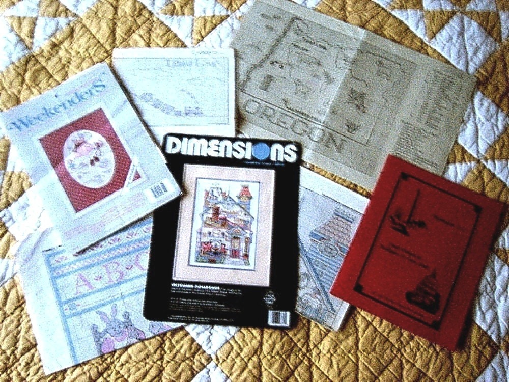 SAMPLER EMBROIDERY KIT Bucilla needlepoint Cross Stitching Books