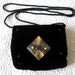 Purse vintage formal Dress Pocketbook VELVET Prom Holiday clutch Designer Diamond Decorations