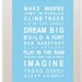 Dreams for your child sky blue