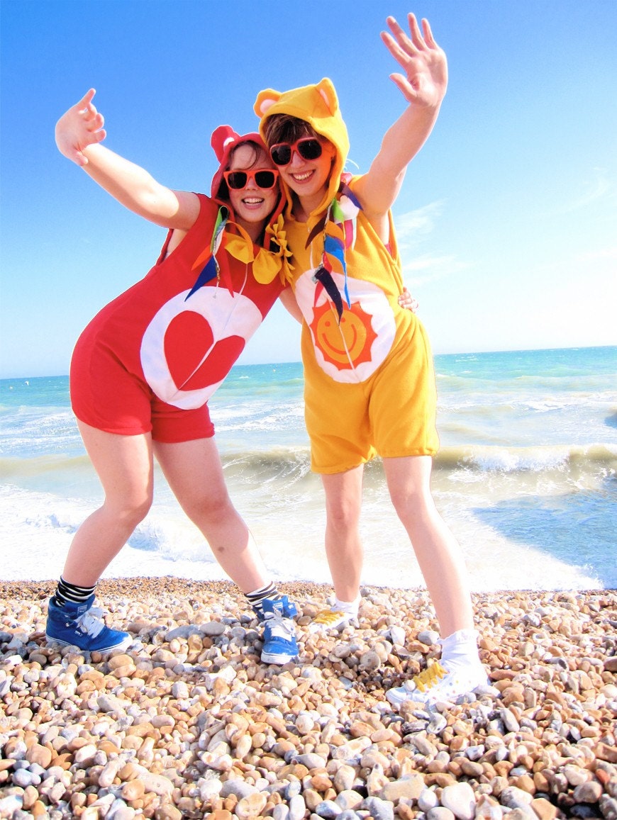 Funshine bear - Care Bear romper/playsuit - custom orders available