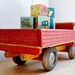 vintage wooden toy truck