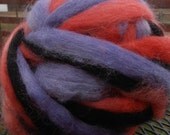 Alpaca Roving, Black, Crabapple, Myrtle, Natural and Hand-Dyed Colors
