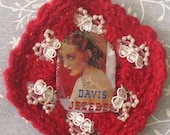 Movie Memorabilia  Bette Davis Cameo Crochet Pendant Handmade on Etsy