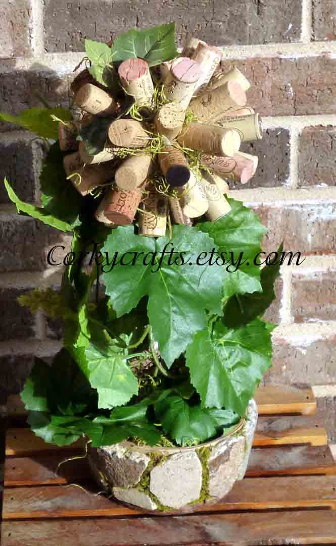 Wine Cork Topiary