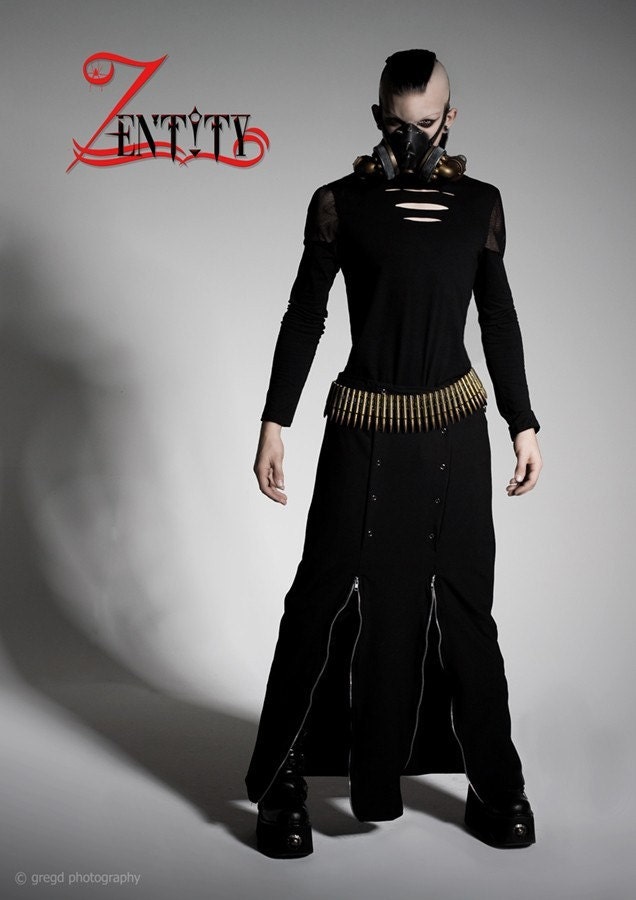 AERYN UNiSeX SKiRT with zips and pockets