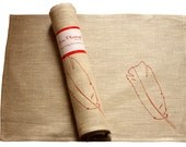 Linen Placemats - Feather (set of four)