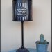 Burlesque Cabaret Lampshade lamp shade - burlesque decor, pinup decor, boudoir lamp shade, striped lamp shade