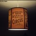 Circus Sideshow pendant lamp shade lampshade - boho decor, carnival decor, circus pendant light, bohemian decor
