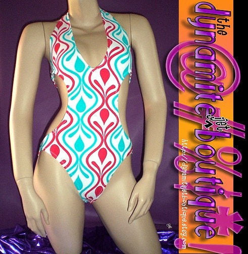 Mod halter MONOKINI lowrise scrunch -S-
