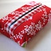 Red Pocket Tissue Cover Cozy