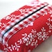 Red Pocket Tissue Cover Cozy
