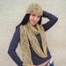Christmas Sale - 50% Off - Skinny Scarf and Hat Set - READY TO SHIP - Free Shipping Etsy Sale