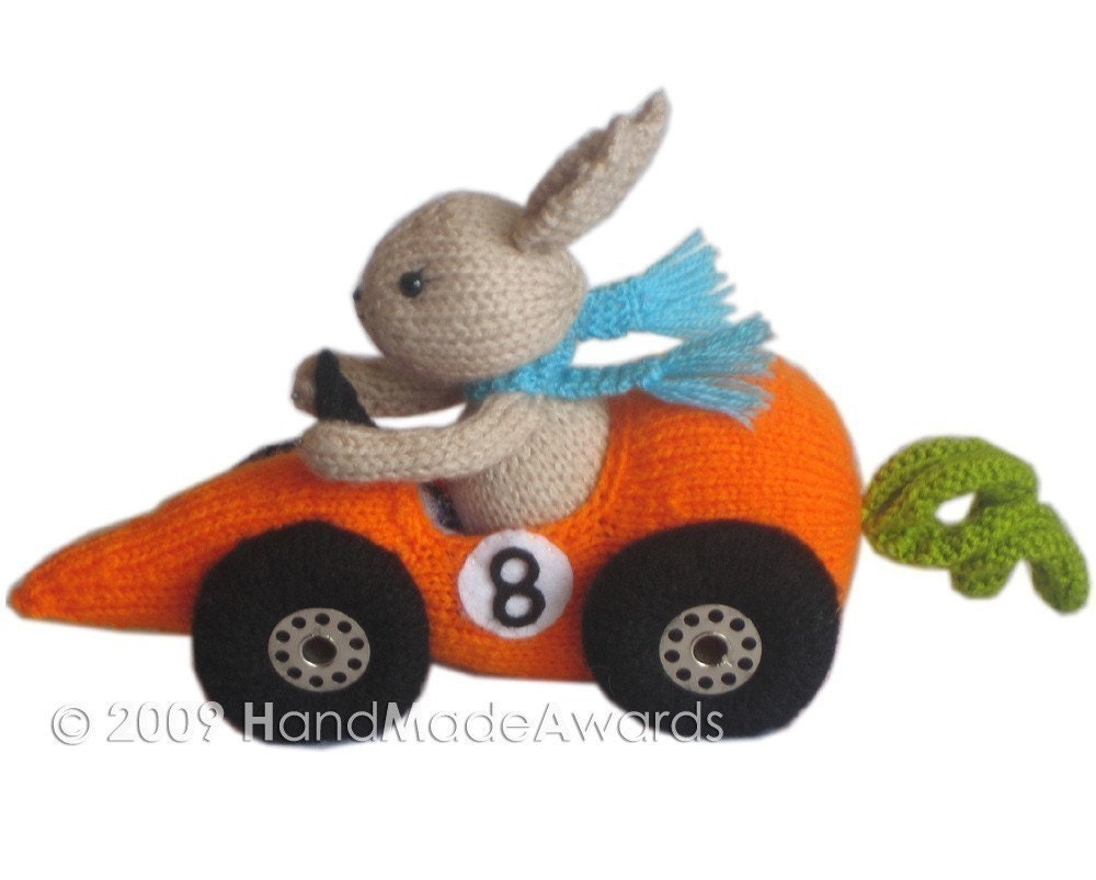 Fittipaldi Car Carrot PDF Email Knit Pattern