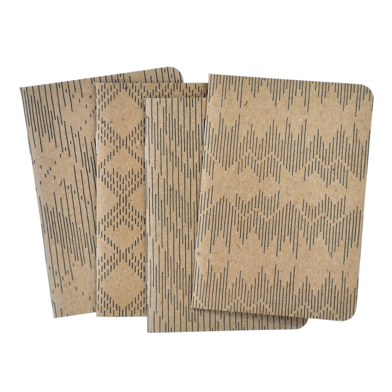 4 Pocket Notebooks, Textiles