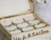 Personalized Wood Rustic Guest Book Box Large (item E10044)