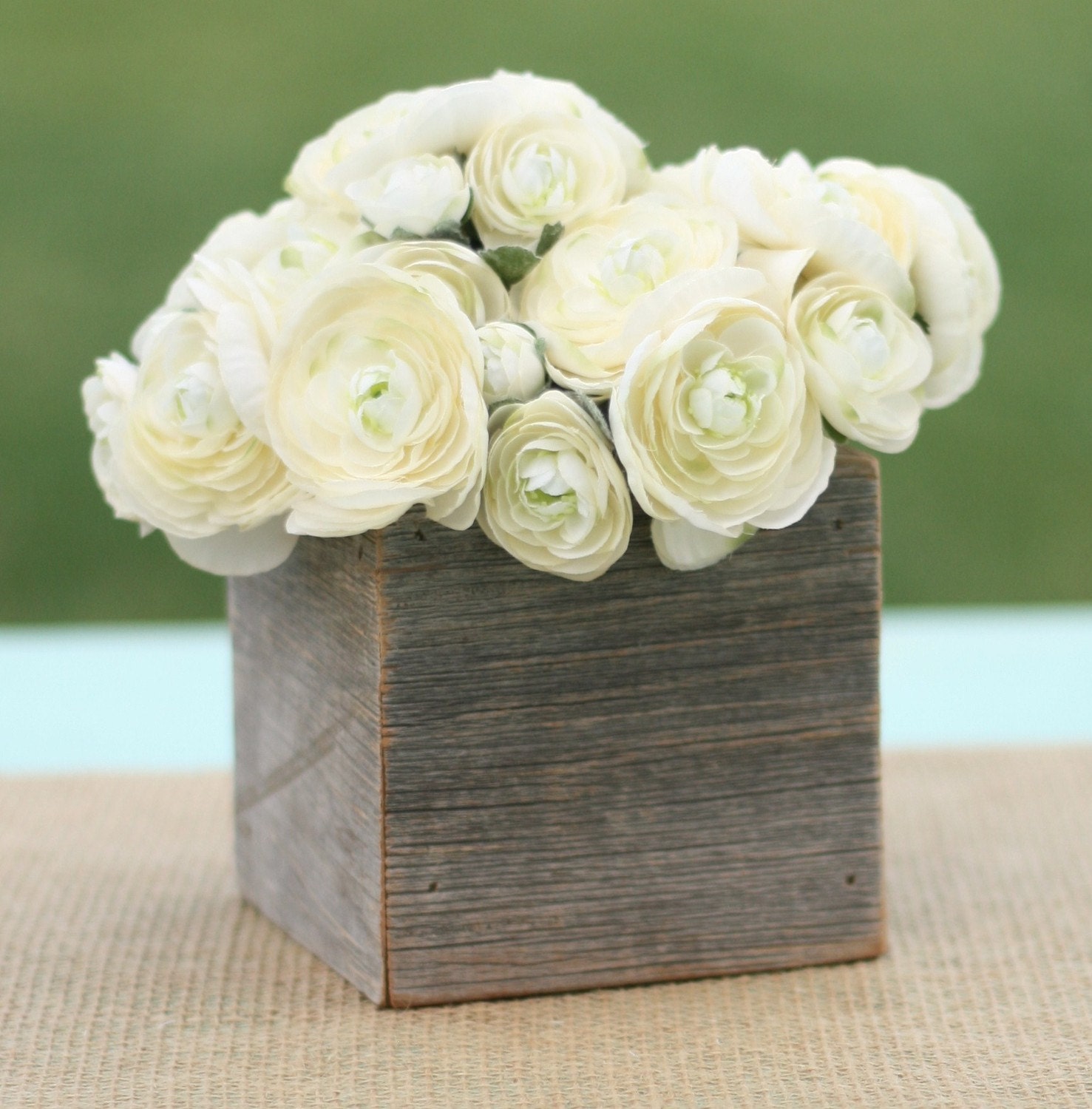 Rustic Barnwood Planter Box