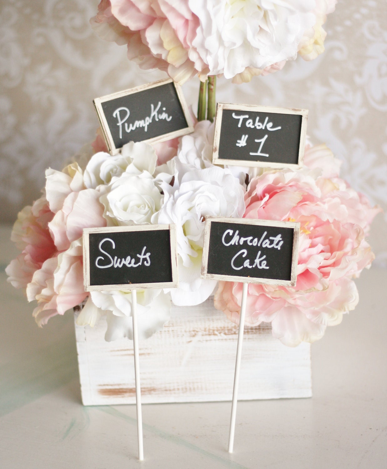 Chalkboard Wedding Signs Shabby Chic Decor (item P10001)