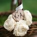 Personalized Flower Girl Basket Woodland Rustic Outdoor Summer Chic