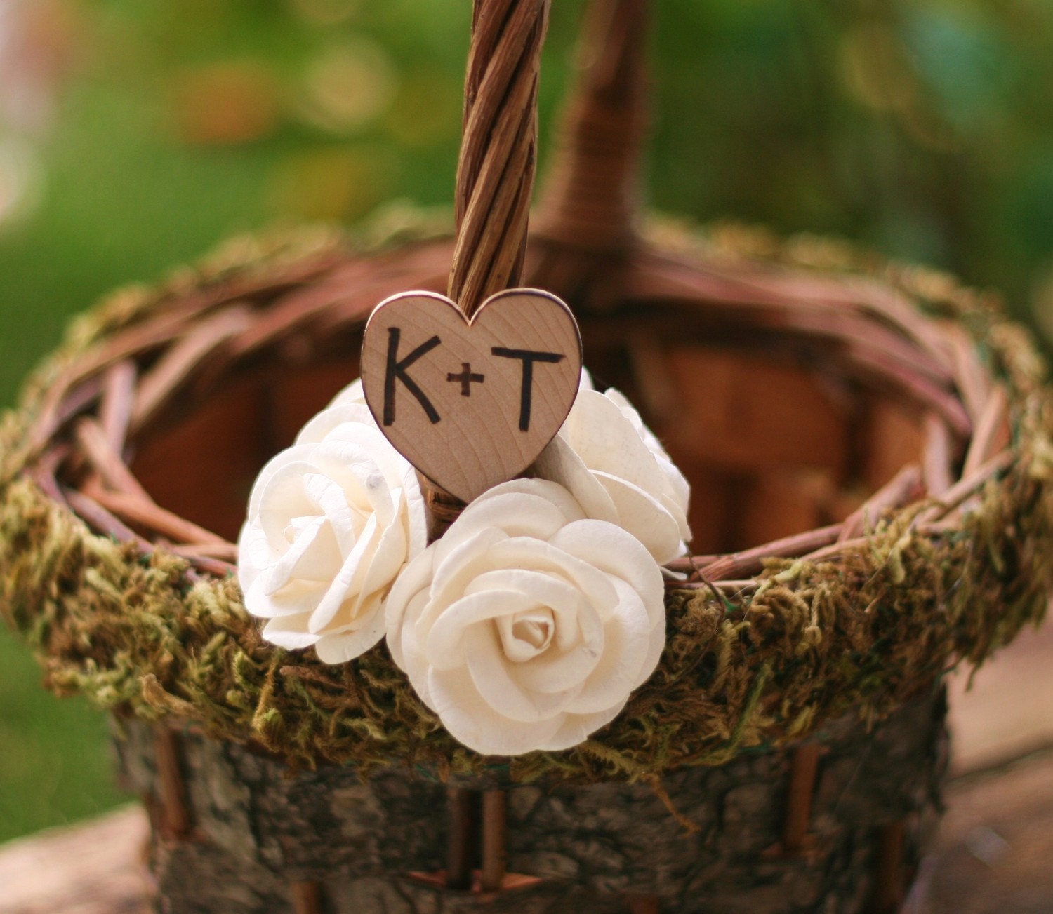 Personalized Flower Girl Basket
