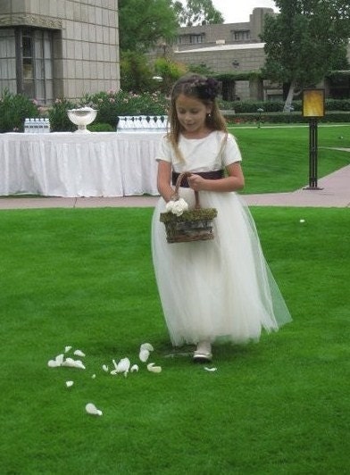 Personalized Flower Girl Basket