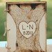 LARGE Personalized Engraved Rustic Wedding Guest Book (item E10085)