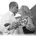 Rustic Old Barn Wood Heart And Arrow Personalized Wedding Sign (item E10193)