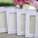 Shabby Chic Wedding Frames SET of 6