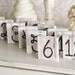 Barn Wood Table Numbers Rustic Wedding SET of 12 (item P10033)