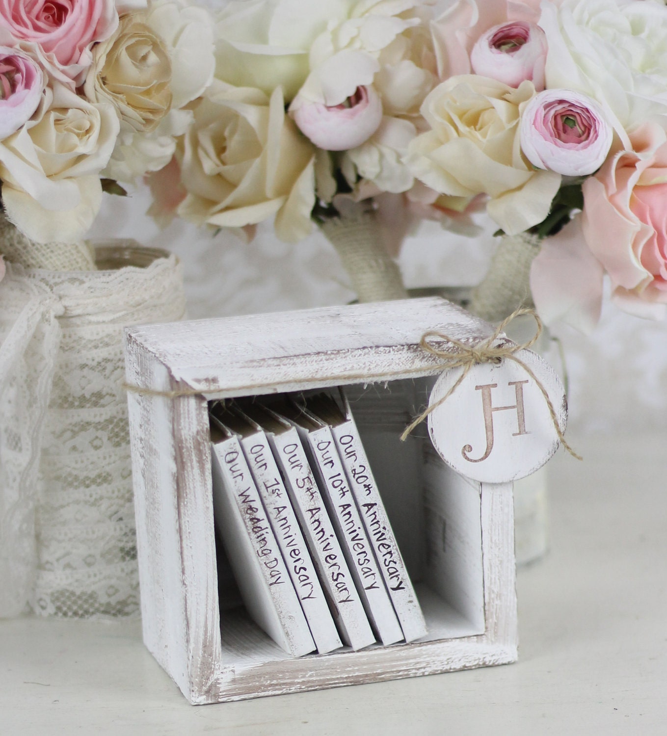 Bridal Shower Guest Book Shabby Chic Wedding