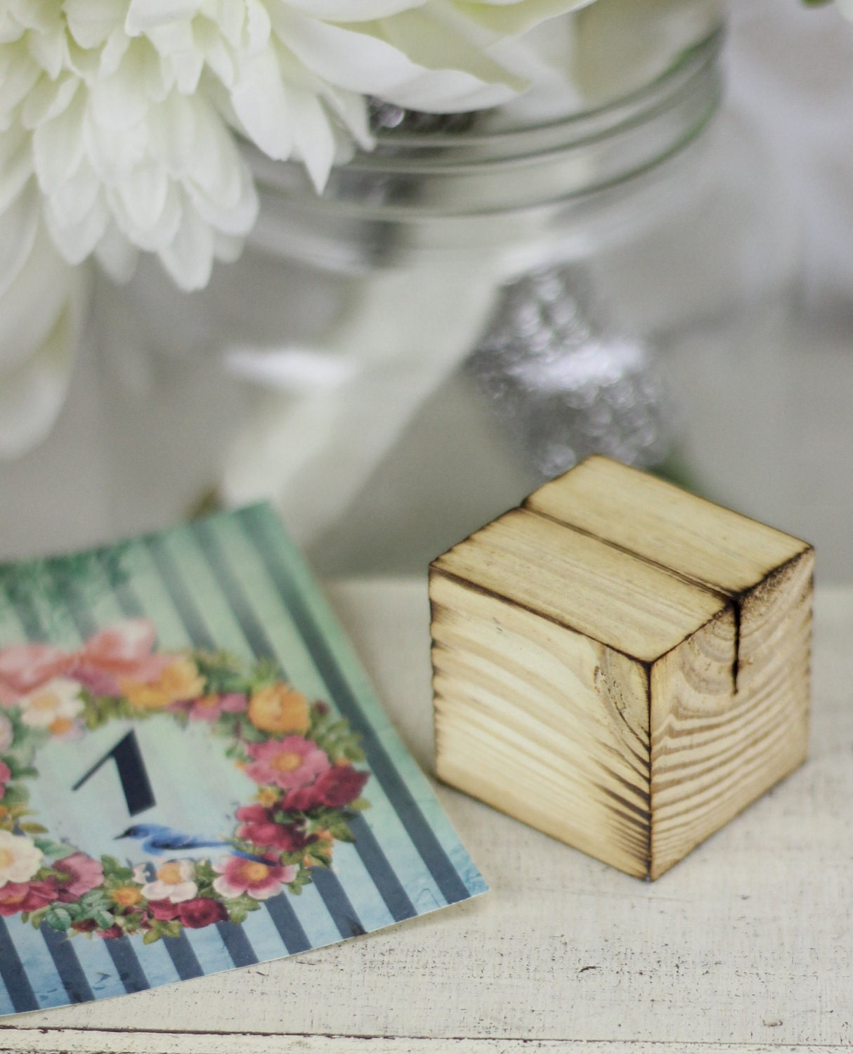 Rustic Wedding Place Card Holders SET of 50 Natural Finish Nautical Beach Barn Farm Shabby Chic Decor