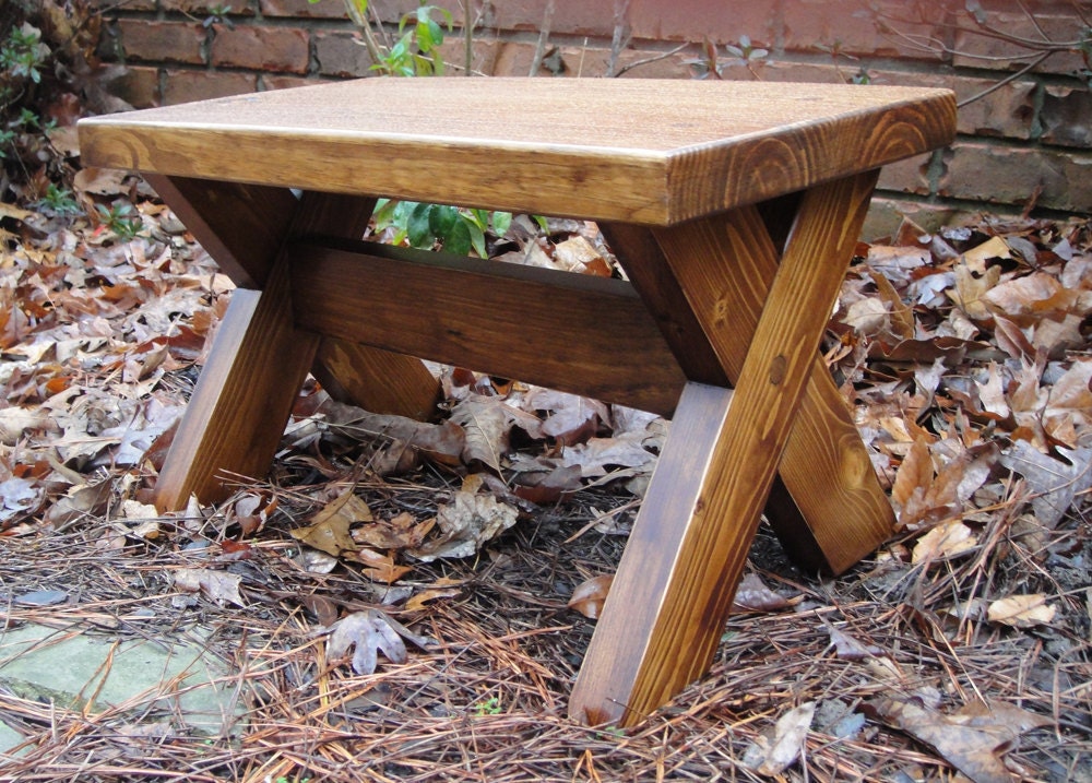 r2 Series Custom Childrens Benches with Cross Legs
