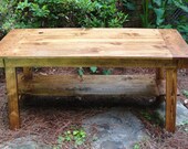 r2 60 Inch Farm Door Desk with Printer, Accessory and Utility Shelves