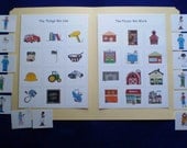 Teacher Resource Community Helpers Laminated File Folder Game