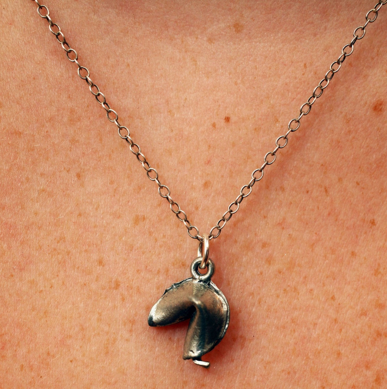Fortune Cookie Necklace