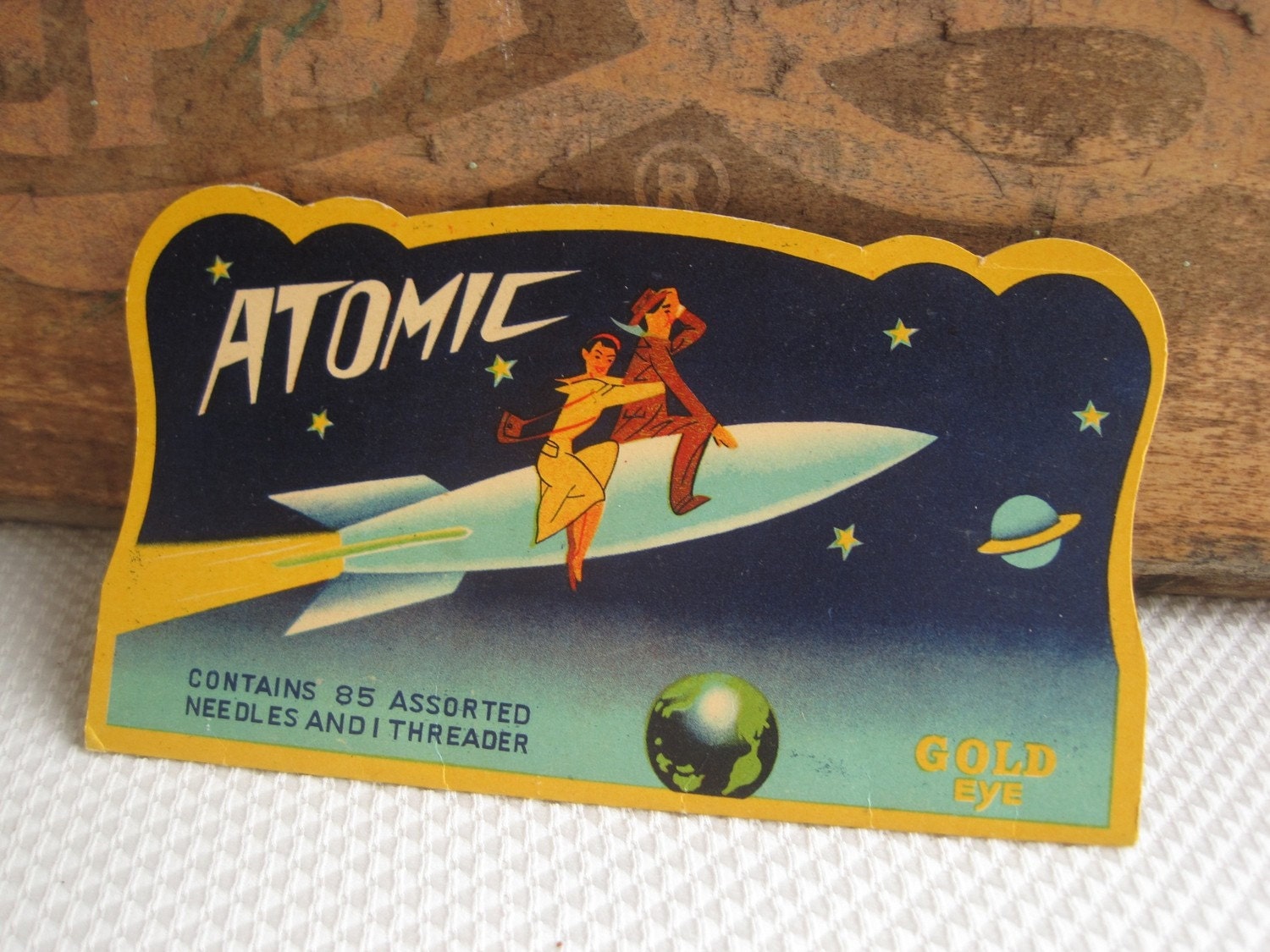 Vintage Atomic Needle Book 1940's 1950's