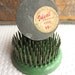 Vintage Metal Flower Frogs Spiky Pair